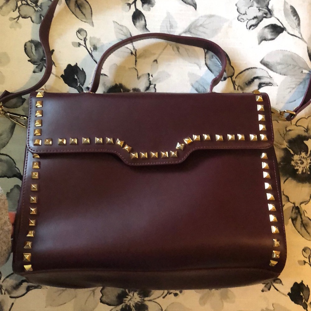 Alberta Di Canio studded messenger bag